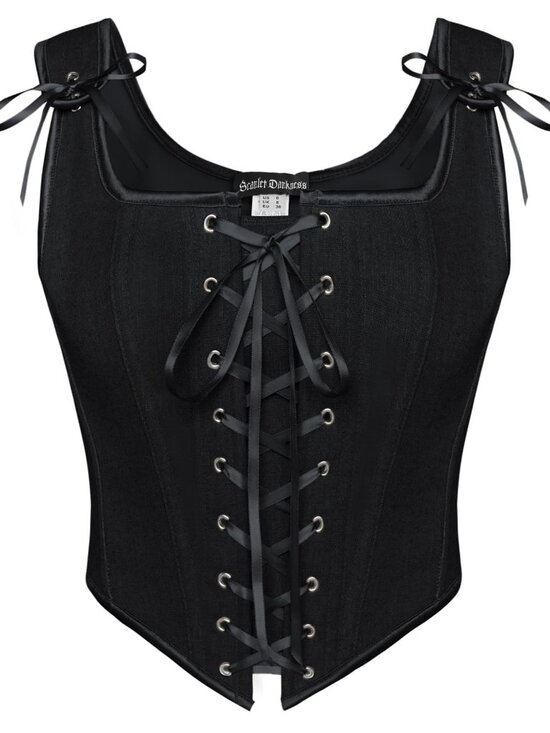 Scarlet Darkness Other - Scarlet Darkness Women's Renaissance Corset Tops Vintage Lace Up Overbust Bustie